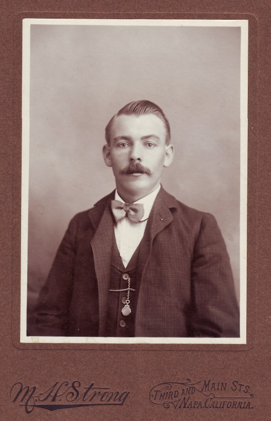 Old Photo of Person in a Bow Tie
